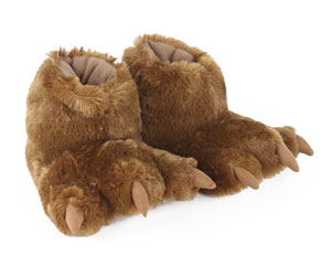 Grizzly Bear Paw Slippers, Grizzly Bear Slipper